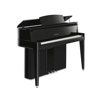 Yamaha N2 Hybrid Piano - Polished Ebony : image 2