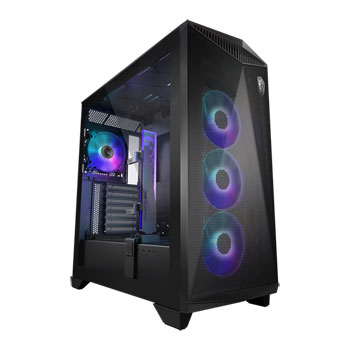 MSI MPG GUNGNIR 300R Airflow Black Mid Tower Tempered Glass PC Gaming Case