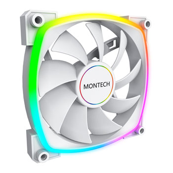 Montech AX140 PWM White 140mm ARGB Case Fan LN140875 - AX140 PWM (W ...