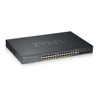 Zyxel 24-Port GS1920-24HPv2 Smart Managed Gigabit PoE Switch