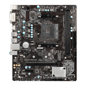MSI AMD B450M-A PRO MAX AM4 Micro-ATX Motherboard : image 2
