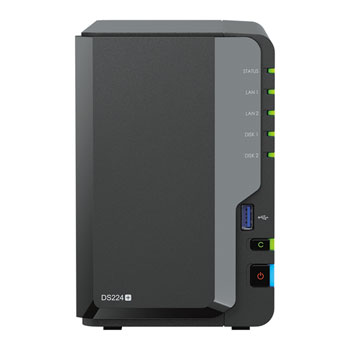 16TB Synology DiskStation DS224+ with 2x 8TB N300 Hard Drives : image 2