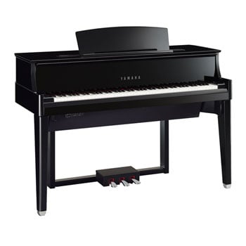 (Ex-Display) Yamaha N1X Hybrid Piano - Polished Ebony