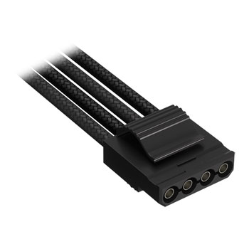 Corsair Premium Black Individually Sleeved Peripheral Power (Molex) Type-5 PSU Cable : image 1