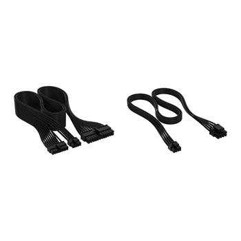 Corsair Premium Black Individually Sleeved Standard Kit Type-5 PSU Cables : image 1