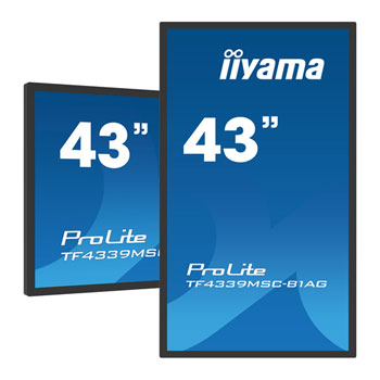 iiyama 43" TF4339MSC-B1AG Open Frame PCAP Interactive Display : image 3