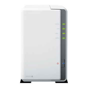 Synology 2 Bay DS223J Desktop NAS Unit + 2x 8TB Synology HAT3300 HDD : image 2