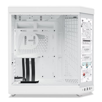 Hyte Y70 Touch Dual Chamber Snow White Mid Tower PC Case : image 2