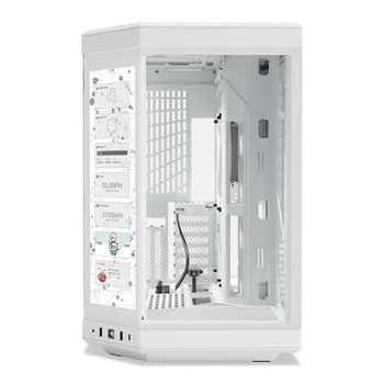 Hyte Y70 Touch Dual Chamber Snow White Mid Tower PC Case : image 3