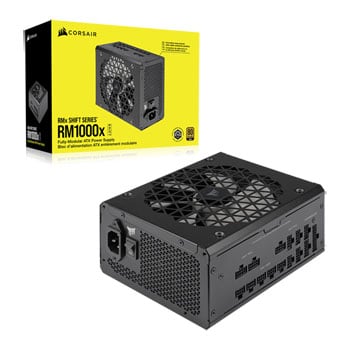 Corsair RMx SHIFT Series 1000W PCIe 5.0 80+ Gold Fully Modular Refurbished Power Supply/PSU ATX3.0