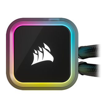 Corsair iCUE H150i RGB ELITE 360mm Intel/AMD Refurbished CPU Liquid Cooler Black : image 2