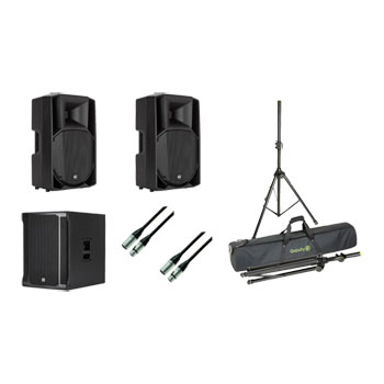 RCF Digital Active Speaker System Bundle