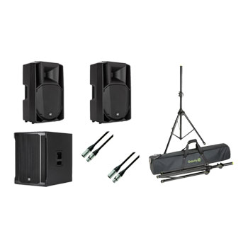 RCF Digital Active Speaker System Bundle with RCF Sub 8003-AS II