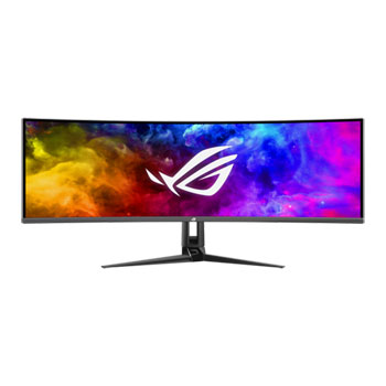 ASUS 49" DQHD 144Hz Curved G-SYNC Compatible QD-OLED UltraWide Gaming Monitor : image 1