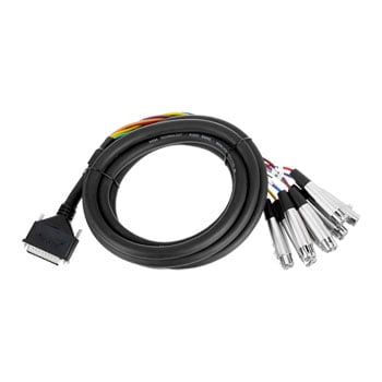 Hosa DTF-803 - Balanced Snake, XLR3F to DB25, 3m LN143093 | SCAN UK
