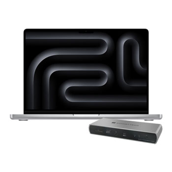 Apple MacBook Pro 14" M3 Silver Laptop + Sonnet Echo 11 Thunderbolt 4 Dock : image 1