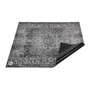 DRUMnBASE Vintage Persian Drum Stage Rug Grey - 185x160cm