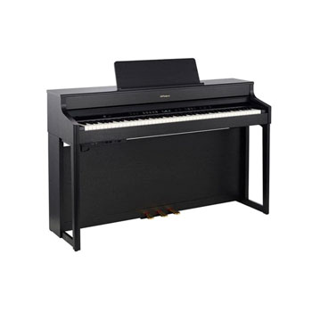Roland - HP702-CH Digital Upright Piano Charcoal Black