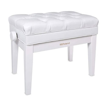 Roland Piano Bench White Rpb-500Pw