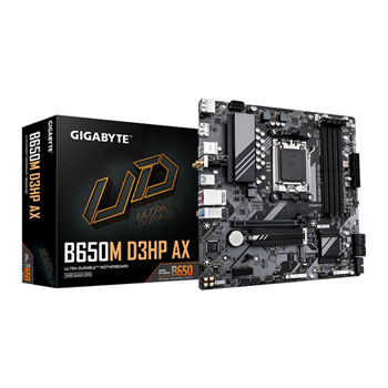 Gigabyte AMD Ryzen B650M D3HP AX AM5 DDR5 microATX Motherboard