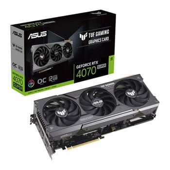 ASUS NVIDIA GeForce RTX 4070 SUPER 12GB TUF Gaming OC Ada Lovelace Graphics Card