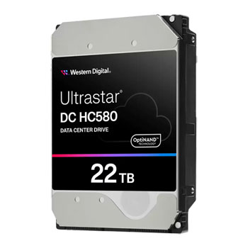 WD Ultrastar DC HC580 SE NP3 22TB 3.5" SATA Hard Disk Drive 7200rpm