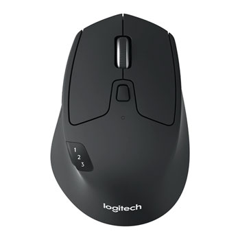 Logitech Mouse M720 Triathlon Multi-Device 2.4Hz/BT Wireless Black Mouse