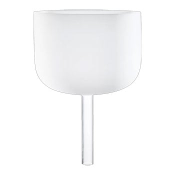 Meinl 10" Crystal Singing Bowl with Handle, Note F4, Heart Chakra - CSBH10F