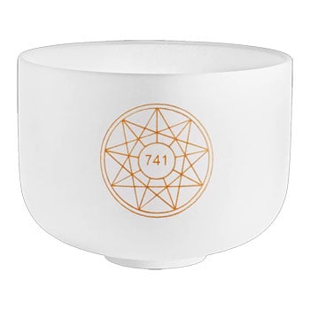 Meinl 10" Solfeggio Crystal Singing Bowl SOL 741 HZ - SOLCSB10-741