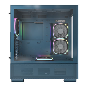 Montech SKY TWO Blue PC Case + Montech CENTURY GOLD G5 850W PSU Bundle ...