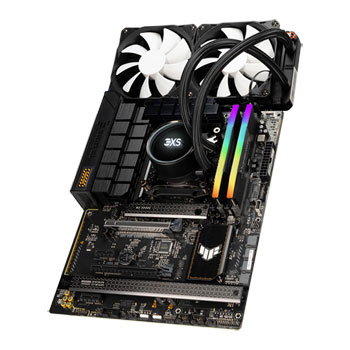 Image of AMD Ryzen 7 9800X3D CPU + Asus X670E Mobo + 32GB DDR5 + 3XS Hydro Coo
