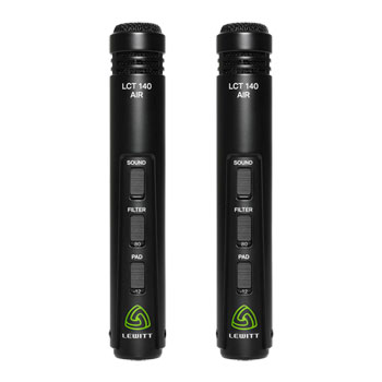 Lewitt LCT 140 AIR Stereo Pair Cardiod Condenser Microphones