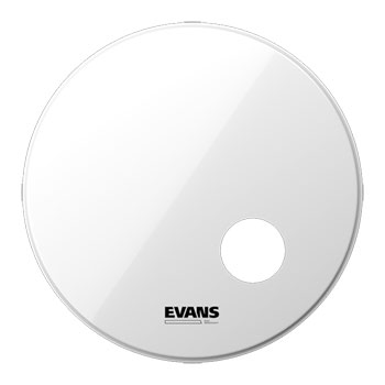 Evans EQ3 Resonant Smooth White Bass Drum Head, 22 Inch