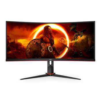 AOC CU34G2XP/BK 34" WQHD 180Hz Curved Freesync Premium Gaming Monitor