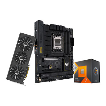 ASUS TUF GAMING B650-PLUS WIFI + AMD Ryzen™ 7 7800X3D + XFX RX 7800XT CORE AMD bundle