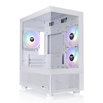 Thermaltake View 170 TG ARGB Snow mATX Tempered Glass PC Gaming Case