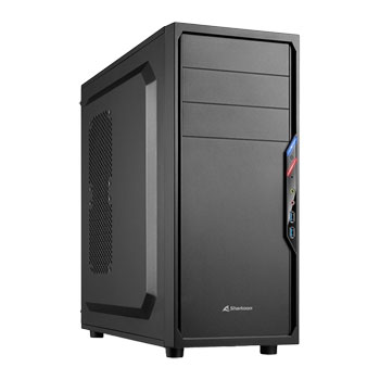 Sharkoon VS4-V Black Mid Tower Metal PC Gaming Case