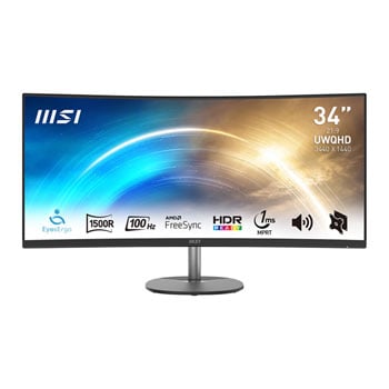 MSI 34" UltraWide Quad HD 100Hz Curved FreeSync HDR Open Box Monitor