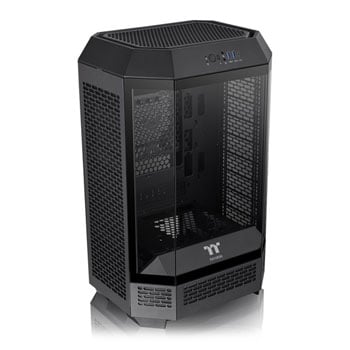 Thermaltake The Tower 300 Black Micro Tower Tempered Glass Open Box PC Gaming Case