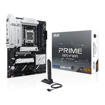 ASUS PRIME X870-P WiFi AM5 DDR5 PCIe 5.0 ATX Motherboard ASUS PRIME X870-P WiFi AM5 DDR5 PCIe 5.0 ATX Motherboard