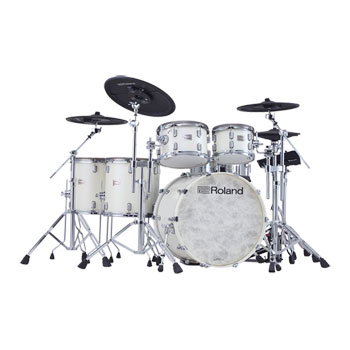Roland VAD716 Flagship V-Drums Kit - Pearl White