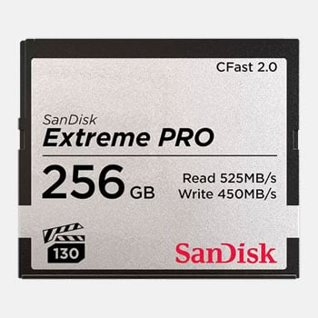 SanDisk Extreme Pro CFast 2.0 Card 256GB