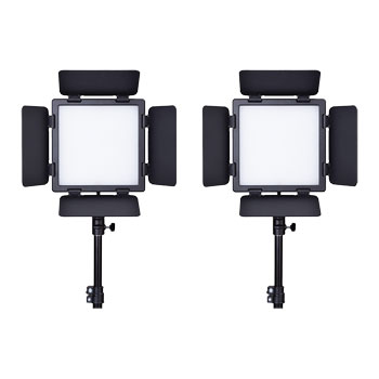 SWIT CL-40D 40W Ultra Portable Bi-colour Panel Light 2-Light Kit