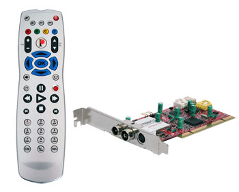 Pinnacle PCTV Hybrid Pro PCI - PCI Card / DVB-T & Analogue TV / Radio Tuner / Remote / Media Center