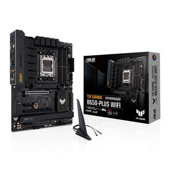 Refurbished ASUS TUF GAMING B650-PLUS WIFI AMD AM5 DDR5 PCIe 4.0 ATX Motherboard