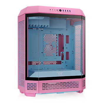 Thermaltake The Tower 600 Bubble Pink Mid Tower Tempered Glass PC Gaming Case