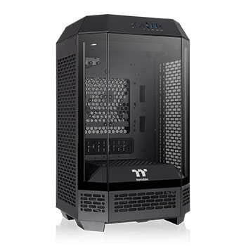 Thermaltake The Tower 250 Black Mini-Tower Tempered Glass mITX PC Gaming Case