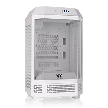 Thermaltake The Tower 250 Snow Mini-Tower Tempered Glass mITX PC Gaming Case
