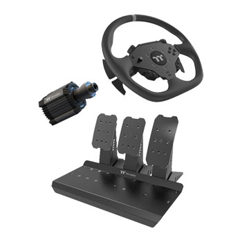 Thermaltake G6 Direct Drive Racing Wheel, Direct Drive & Pedals Bundle
