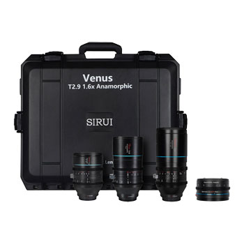 Sirui Venus T2.9 1.6x 3 Lens Kit With 1.25x Adapter (L Mount)